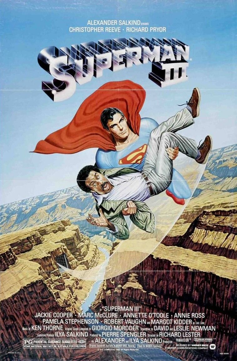 L'affiche du film Superman III [1983]