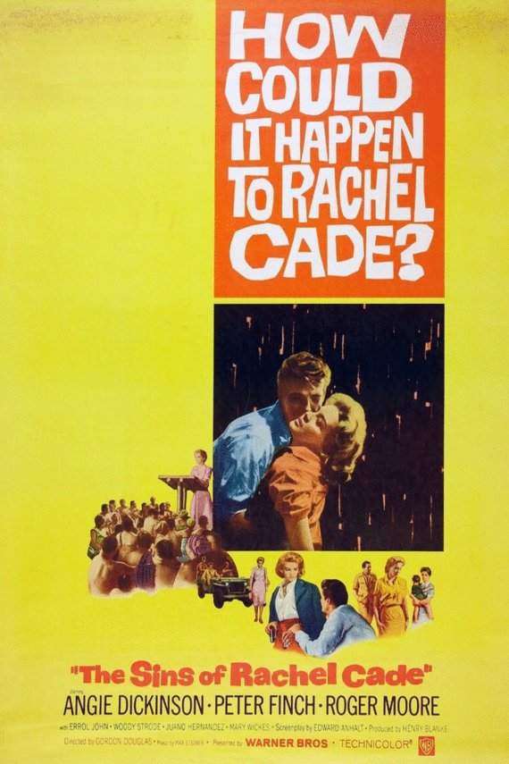 L'affiche du film The Sins of Rachel Cade [1961]