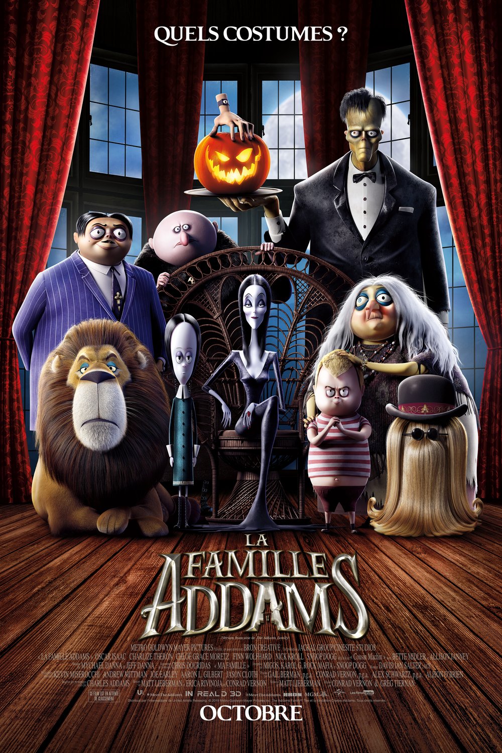 L'affiche du film La Famille Addams