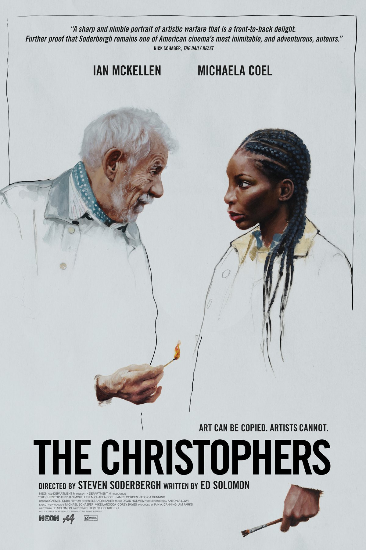 L'affiche du film The Christophers