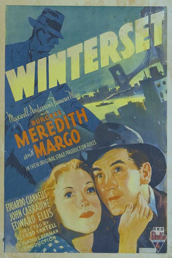 L'affiche du film Winterset [1936]