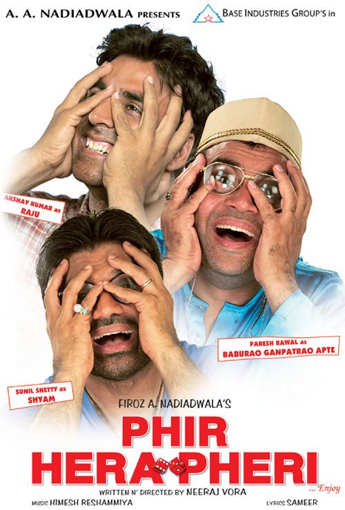 Hindi poster of the movie Phir Hera Pheri