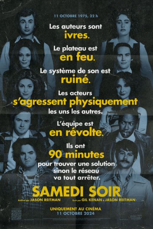 L'affiche du film Samedi Soir