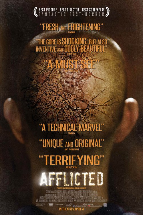 L'affiche du film Afflicted