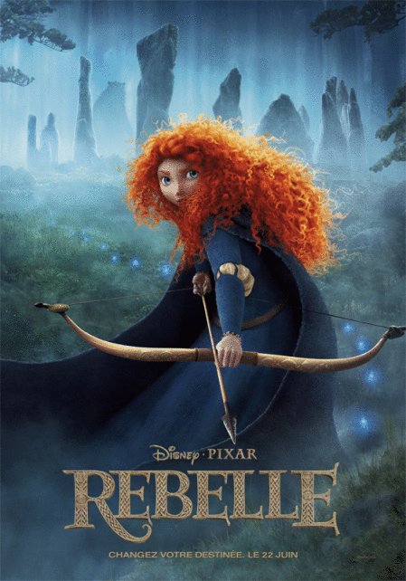 L'affiche du film Rebelle