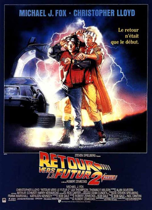 L'affiche du film Retour vers le futur partie II