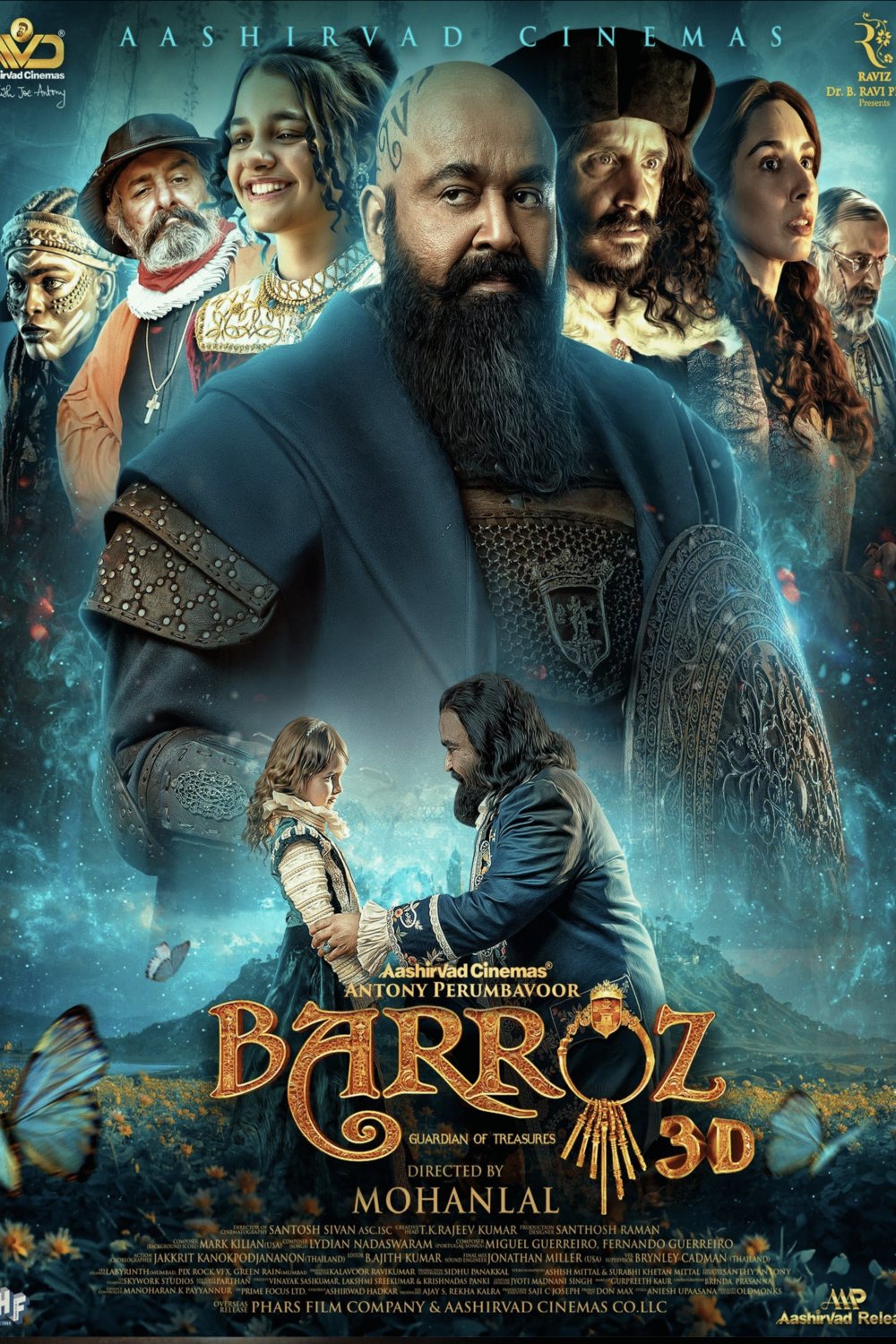 L'affiche originale du film Barroz en Malayâlam