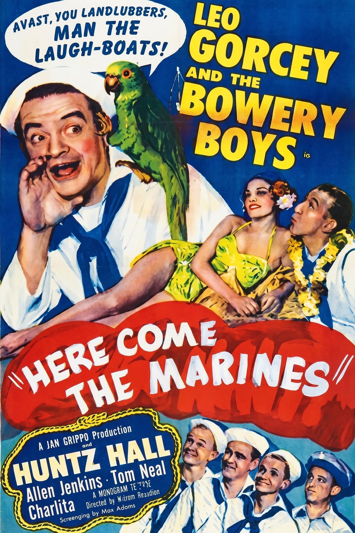 Poster of the movie Here Come the Marines [1952]