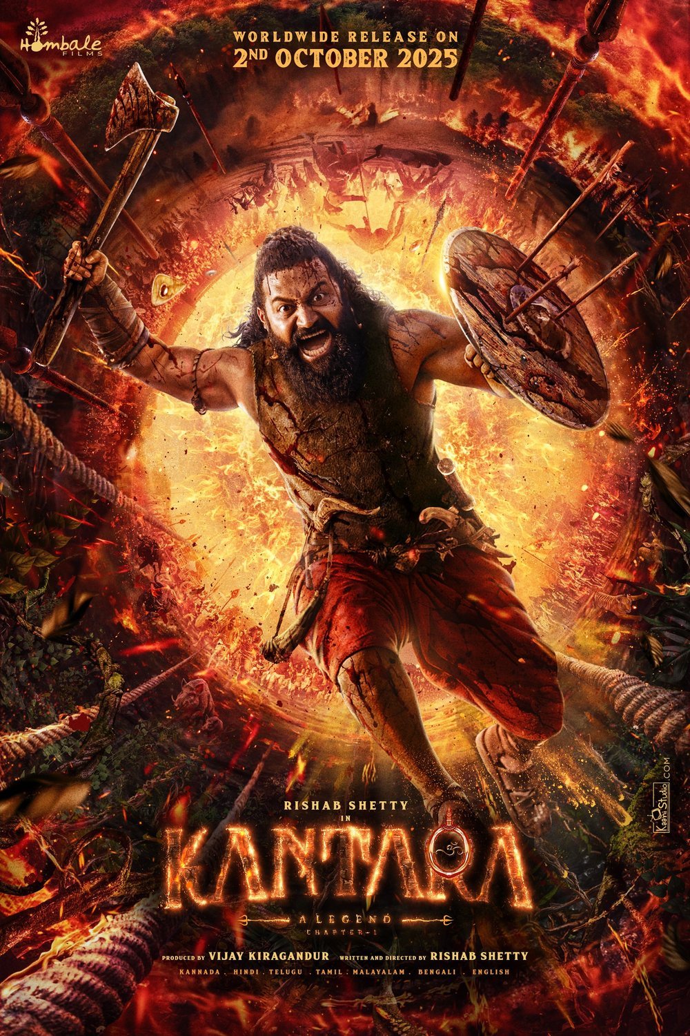 Poster of the movie Kantara A Legend: Chapter 1