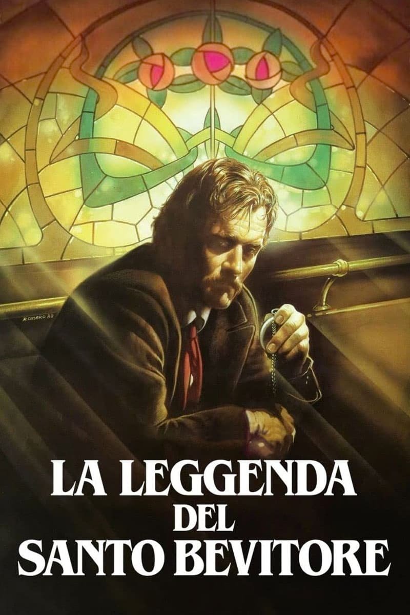 Italian poster of the movie La leggenda del santo bevitore