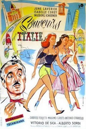L'affiche du film Souvenir d'Italie
