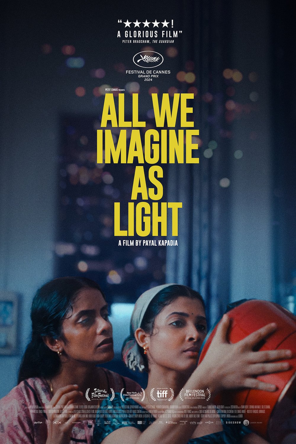 Malayalam poster of the movie All We Imagine as Light