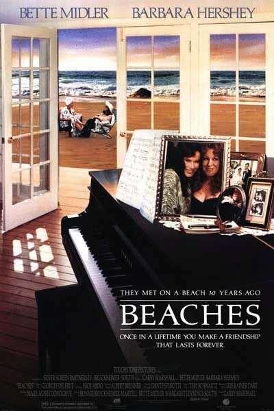 L'affiche du film Beaches [1988]