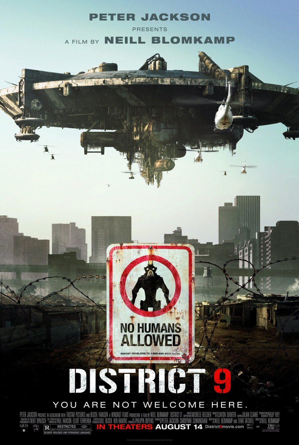 L'affiche du film District 9