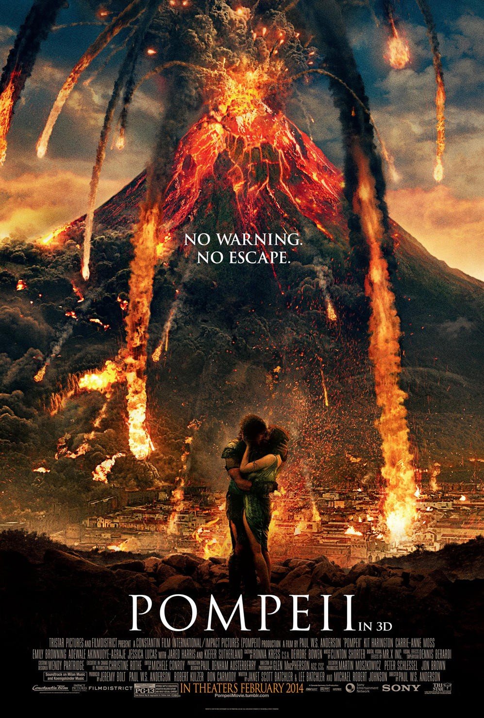 Poster of the movie Pompeii [2014]