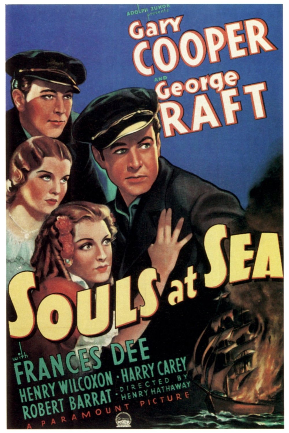 L'affiche du film Souls at Sea [1937]