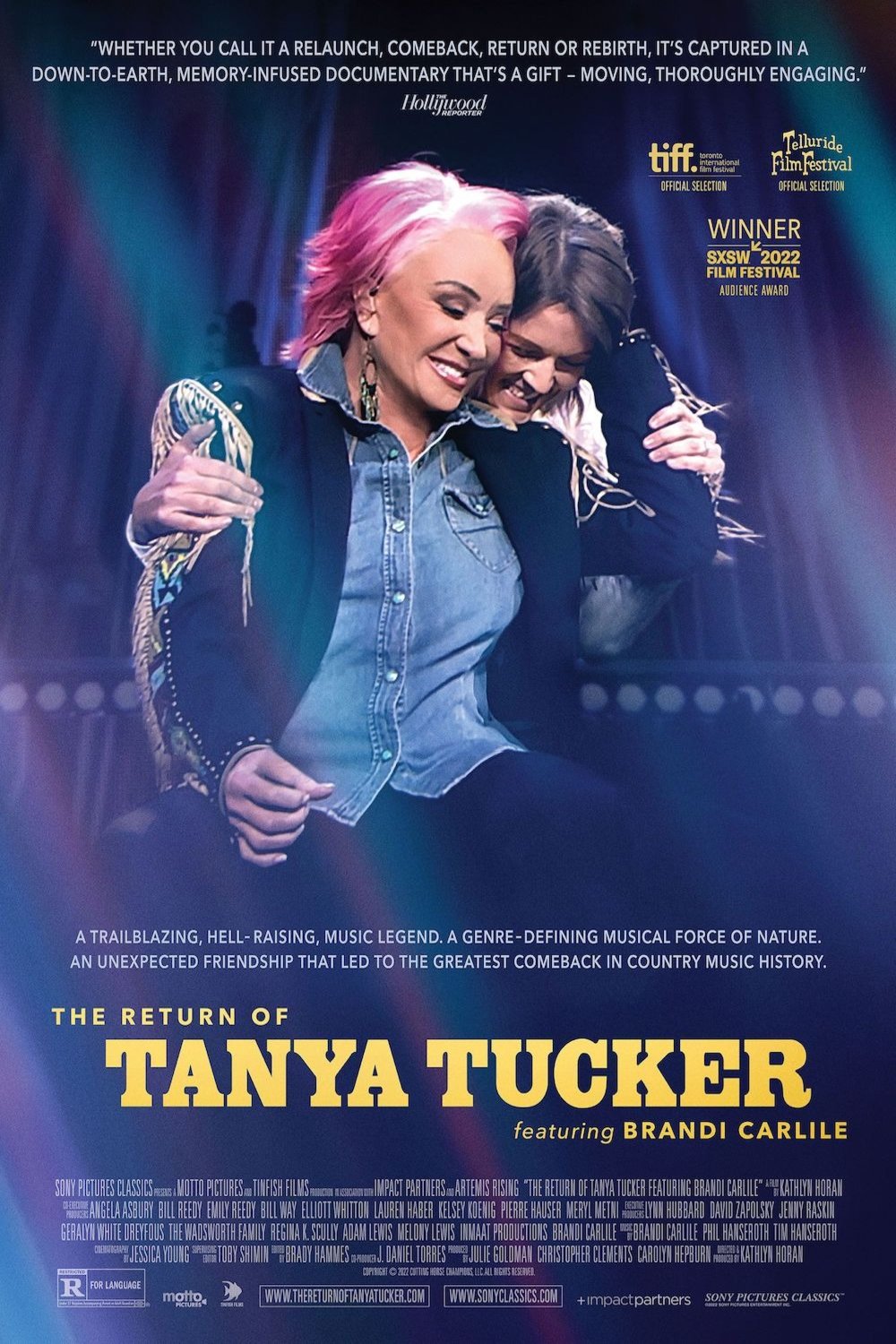 L'affiche du film The Return of Tanya Tucker: Featuring Brandi Carlile [2022]