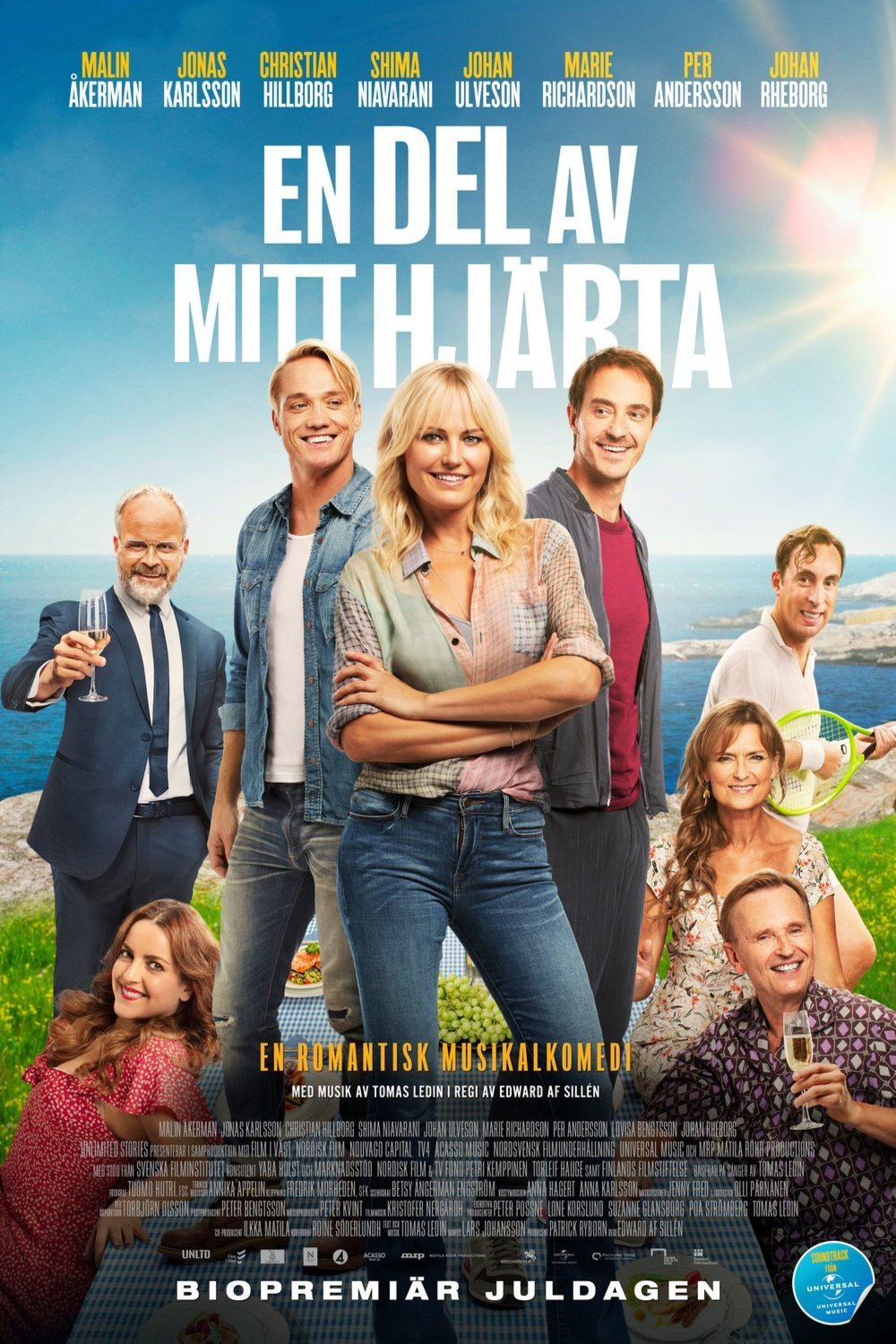 L'affiche originale du film En del av mitt hjärta en suédois