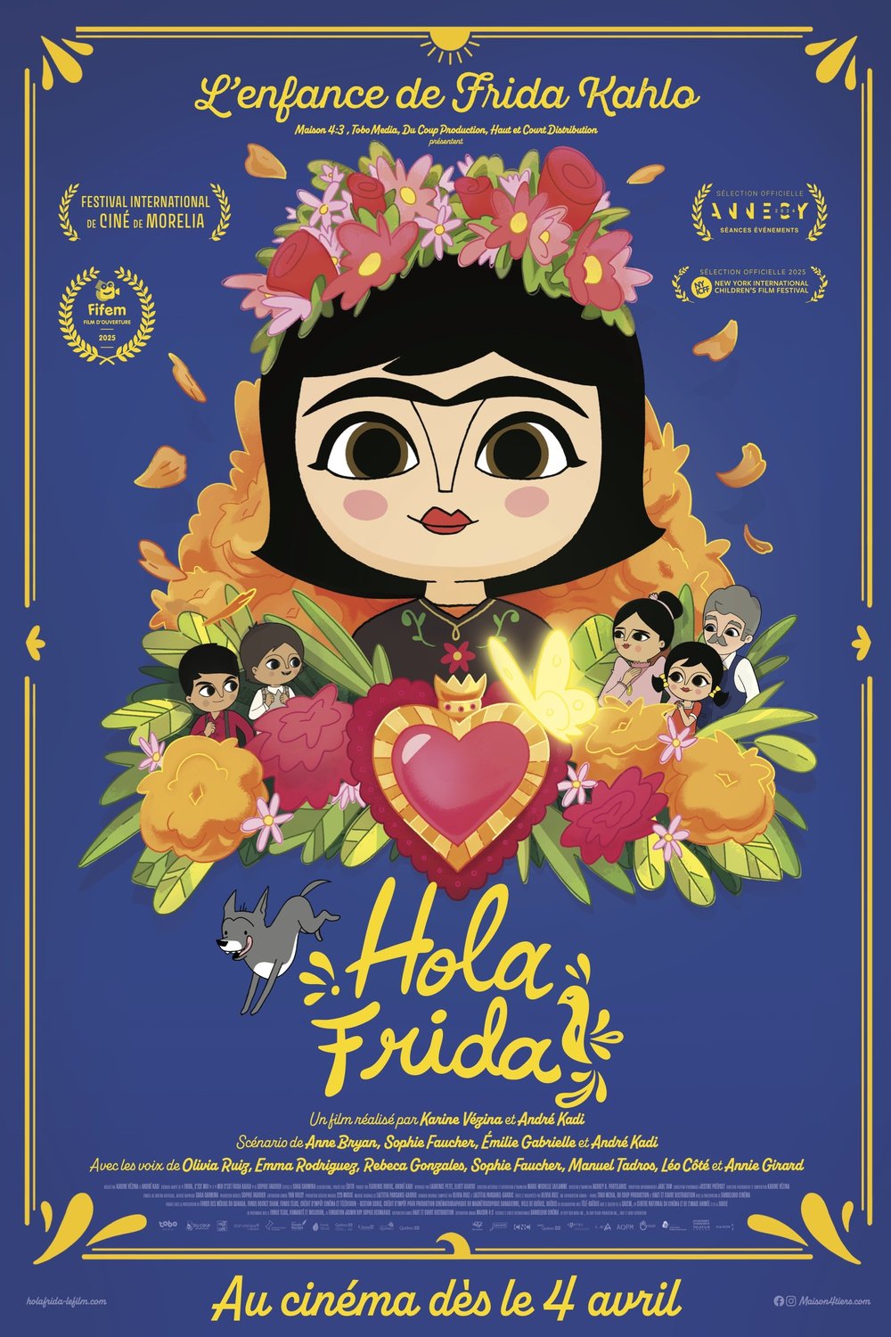 L'affiche du film Hola Frida [2024]