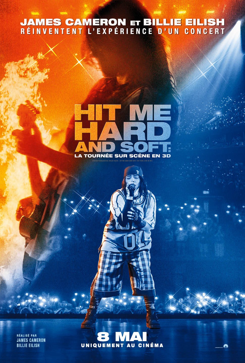 L'affiche du film Billie Eilish - Hit Me Hard and Soft: La tournée sur scène [2026]