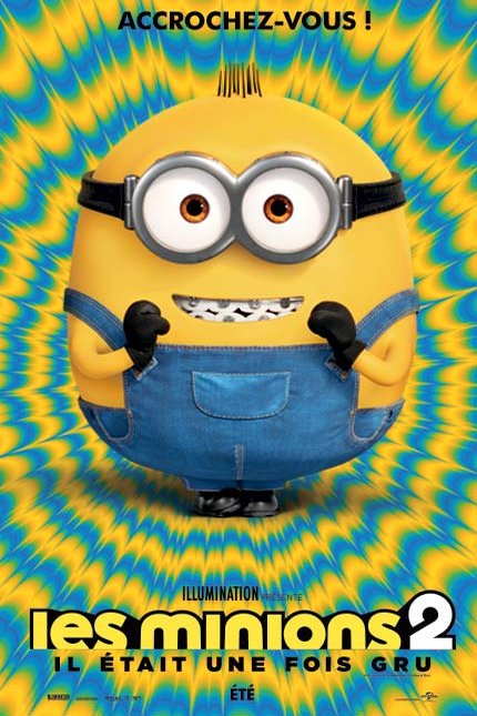 L'affiche du film Les Minions 2: Il était une fois Gru