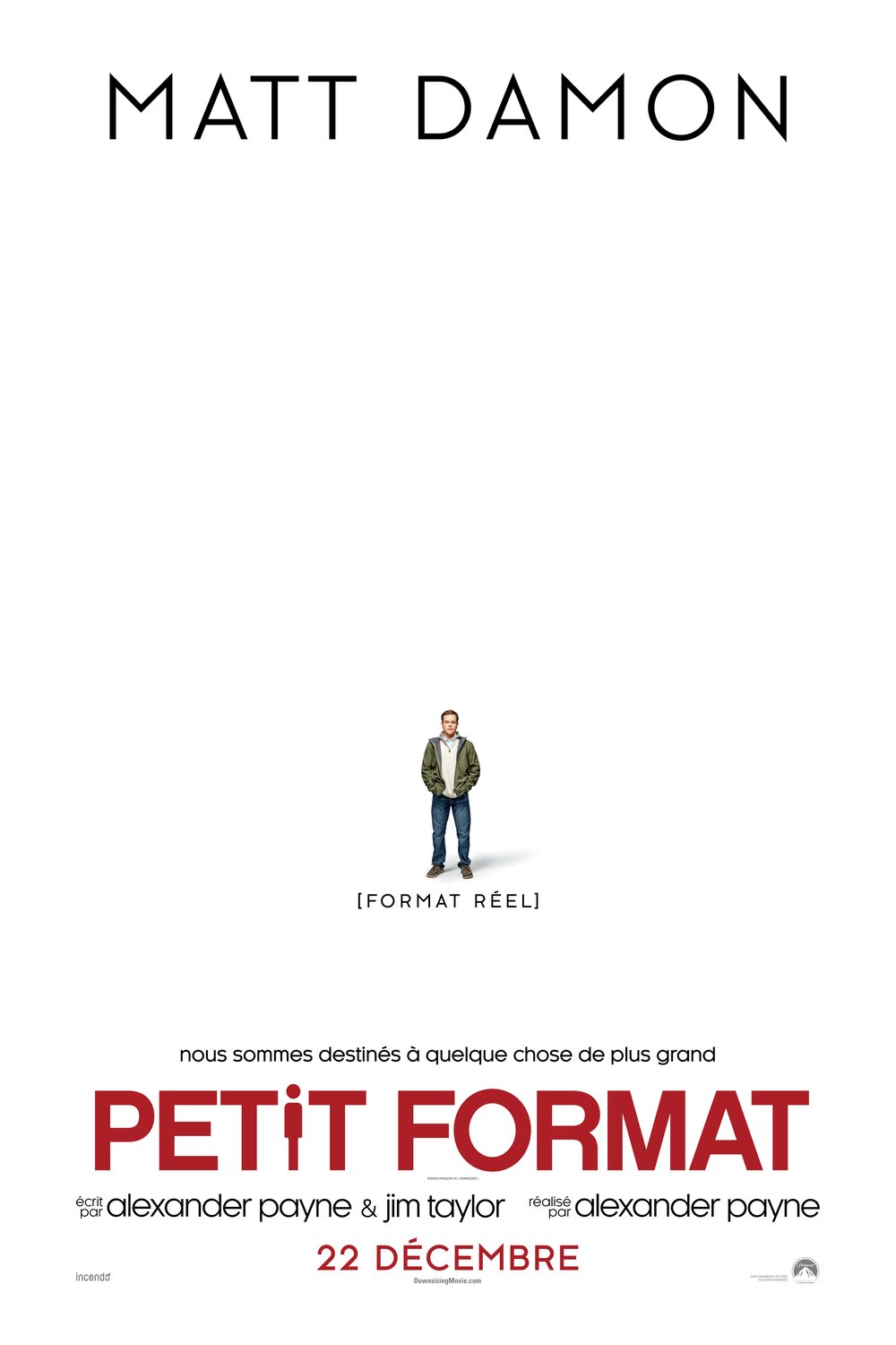 L'affiche du film Petit format