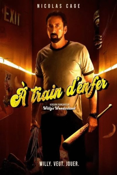 L'affiche du film À train d'enfer