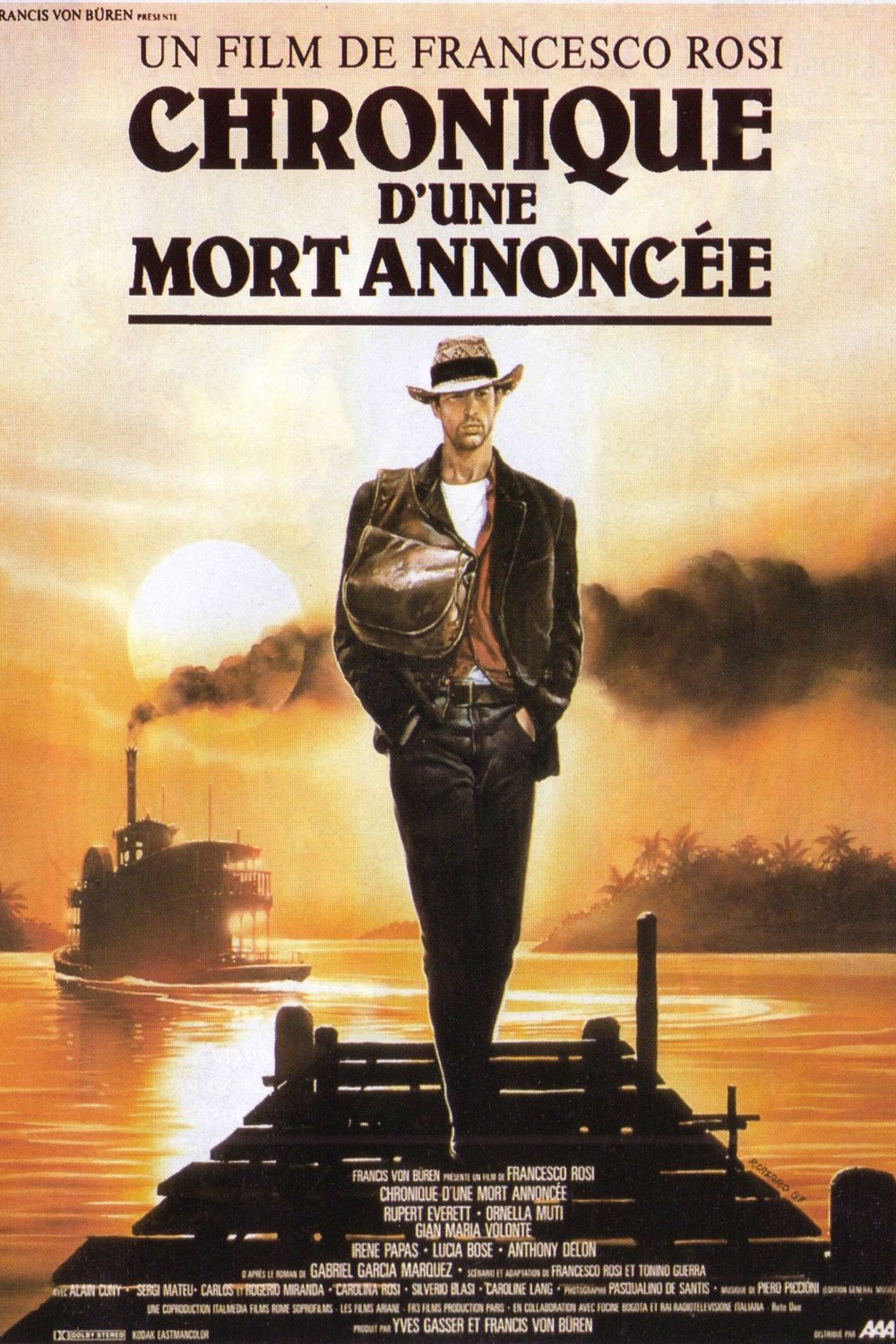 L'affiche du film Chronique d'une mort annoncée