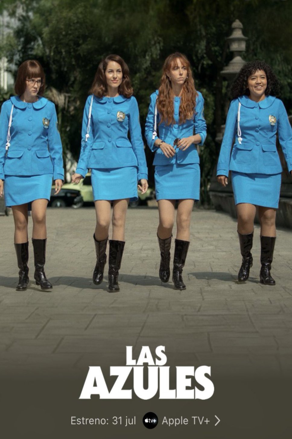 L'affiche originale du film Las Azules en espagnol