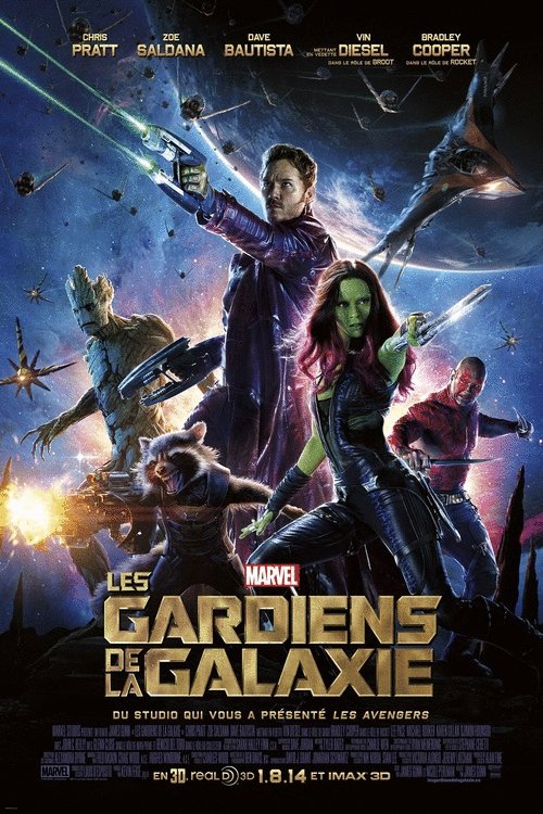 L'affiche du film Les Gardiens de la Galaxie