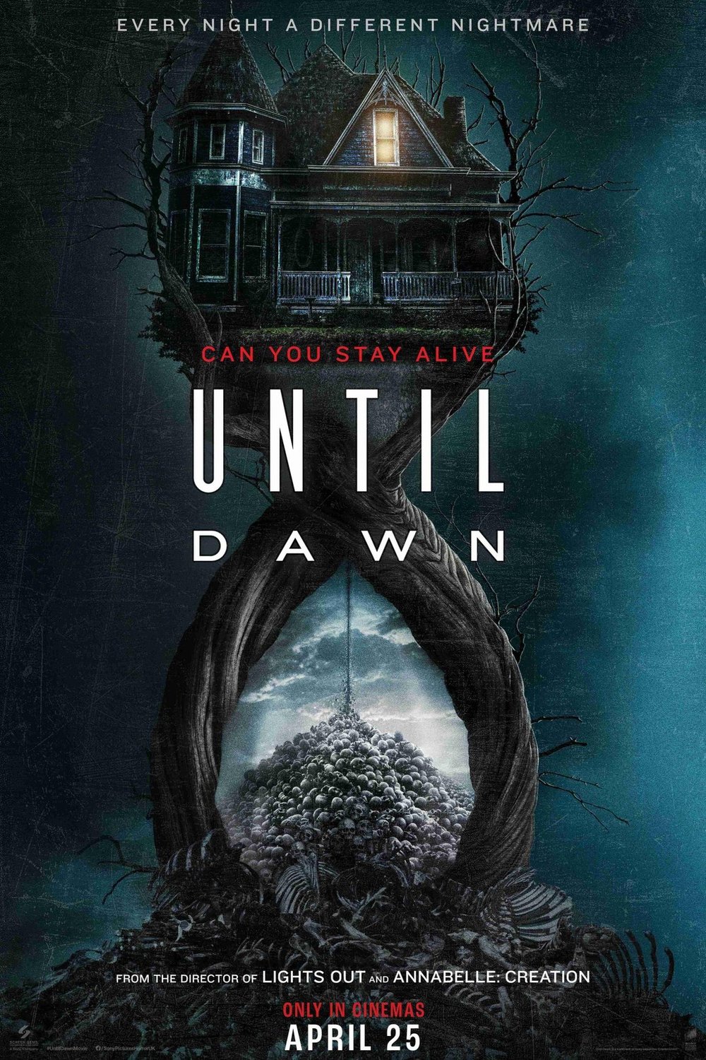 L'affiche du film Until Dawn