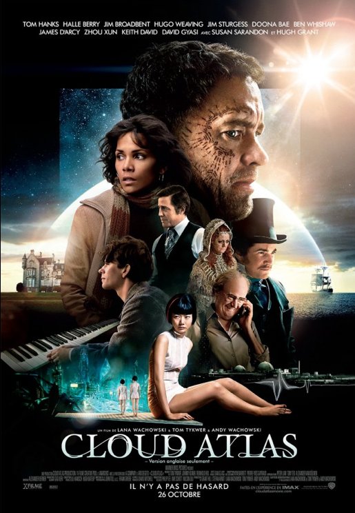 L'affiche du film Cloud Atlas v.f.