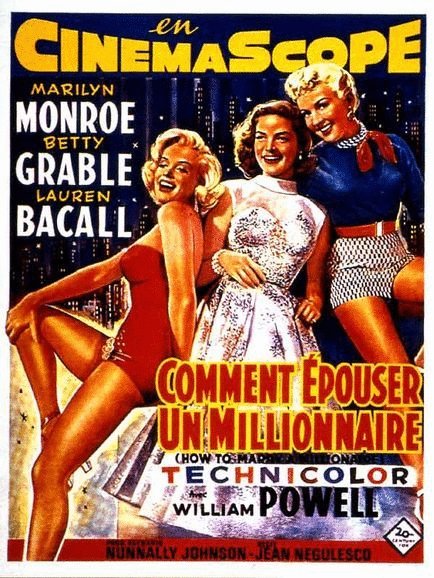 L'affiche du film Comment épouser un millionnaire