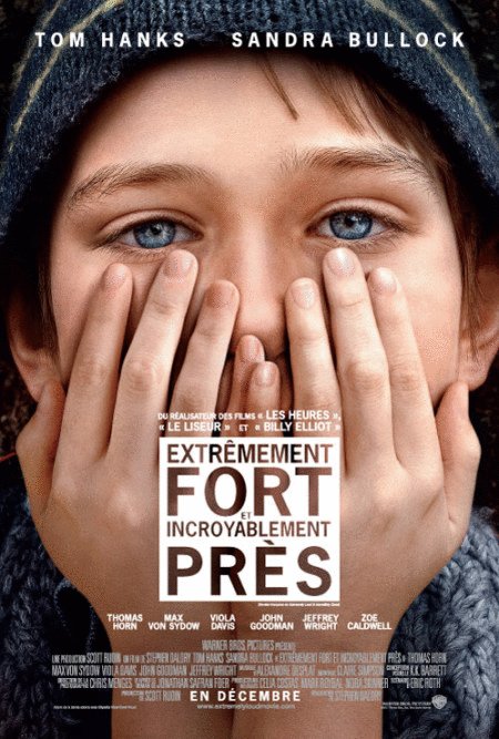 L'affiche du film Extrêmement fort et incroyablement près