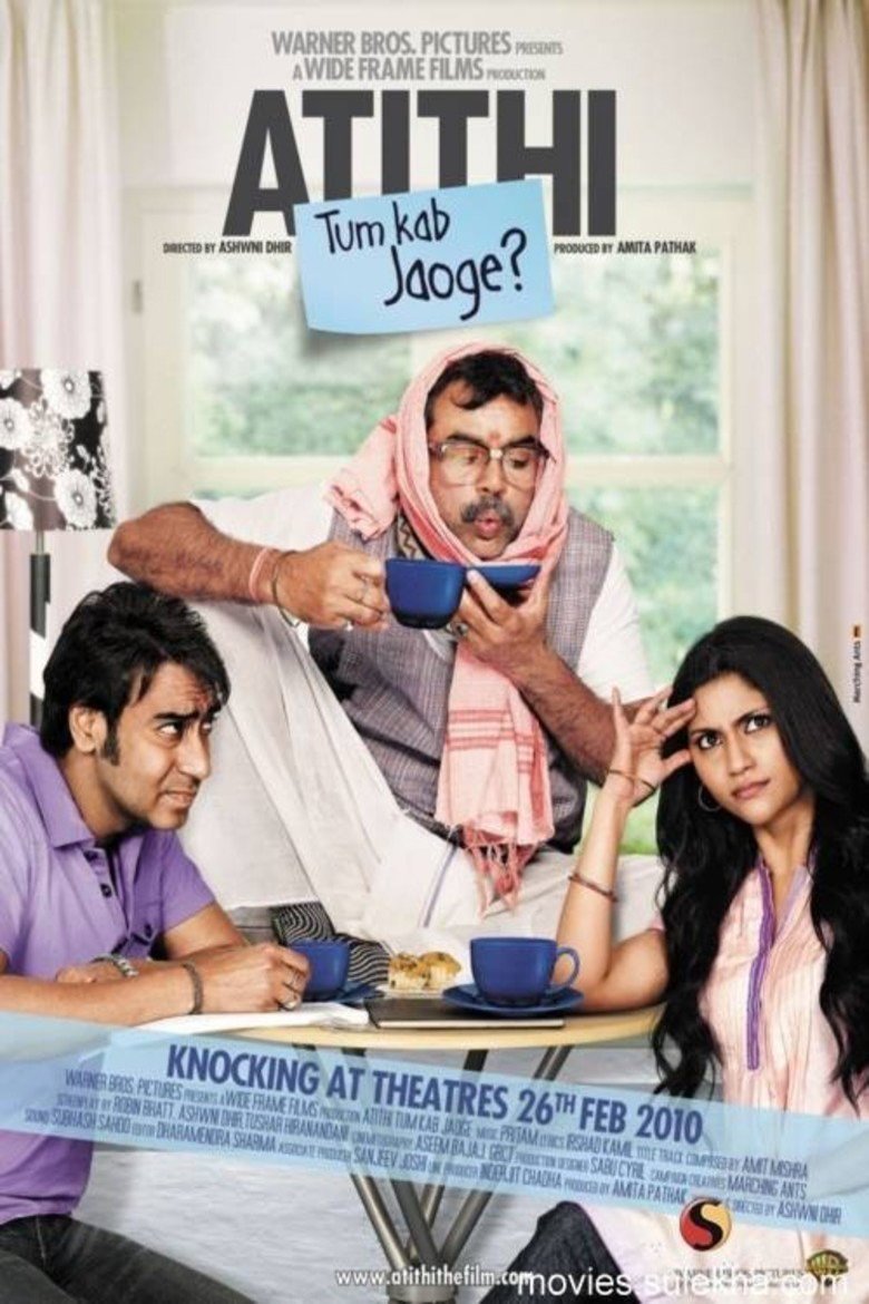 L'affiche originale du film Atithi Tum Kab Jaoge? en Hindi