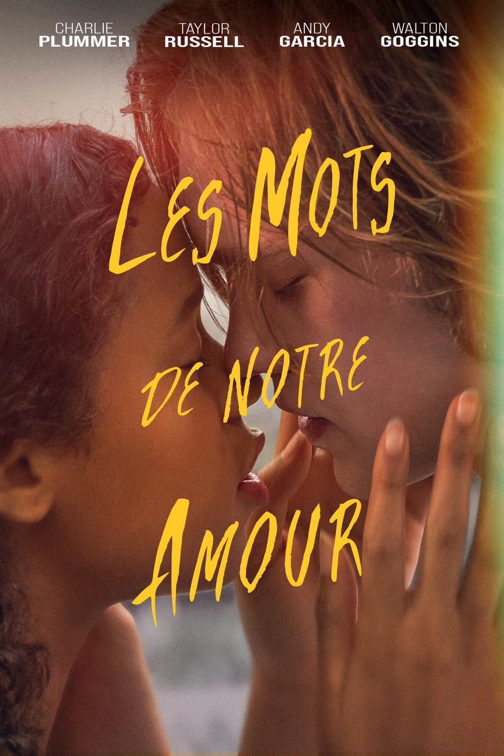 L'affiche du film Les Mots De Notre Amour