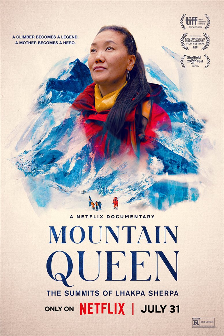 Nepali poster of the movie Mountain Queen: The Summits of Lhakpa Sherpa