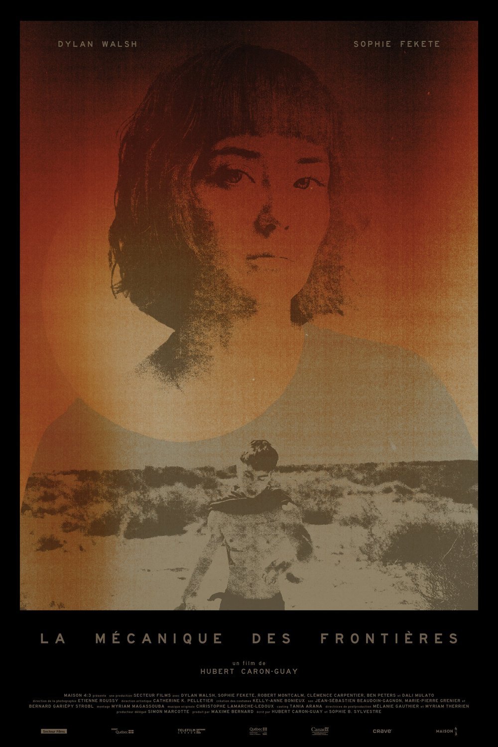 L'affiche du film La Mécanique des frontières [2025]