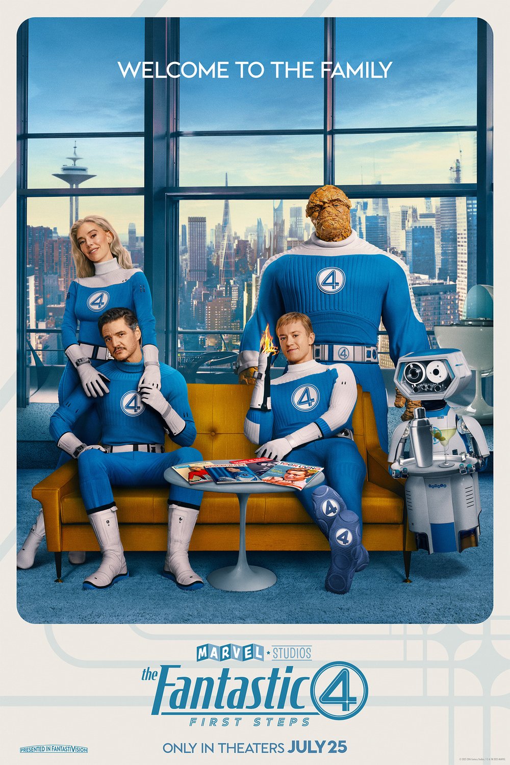 Poster of the movie The Fantastic Four: First Steps [2025]