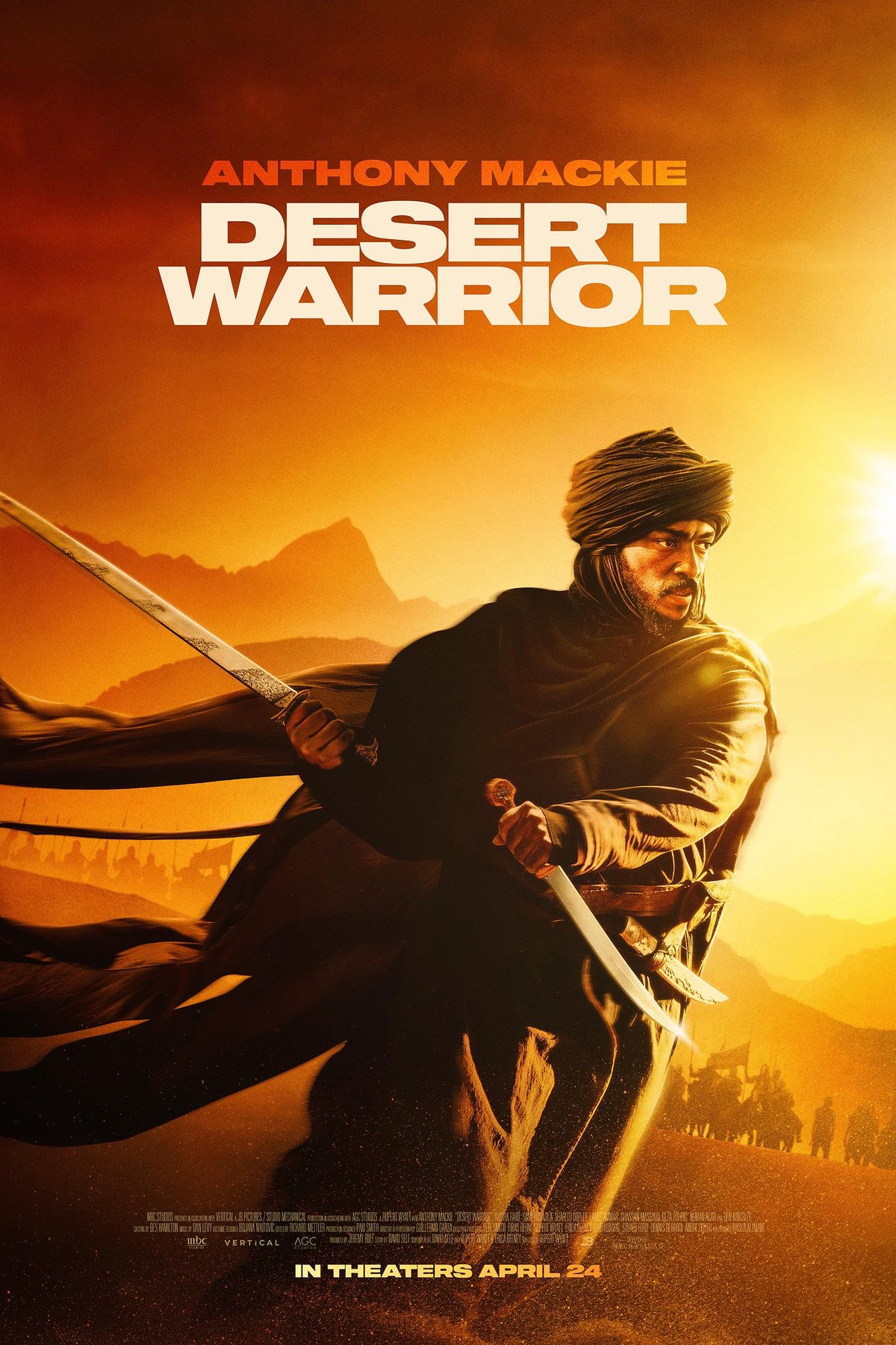 L'affiche du film Desert Warrior [2025]