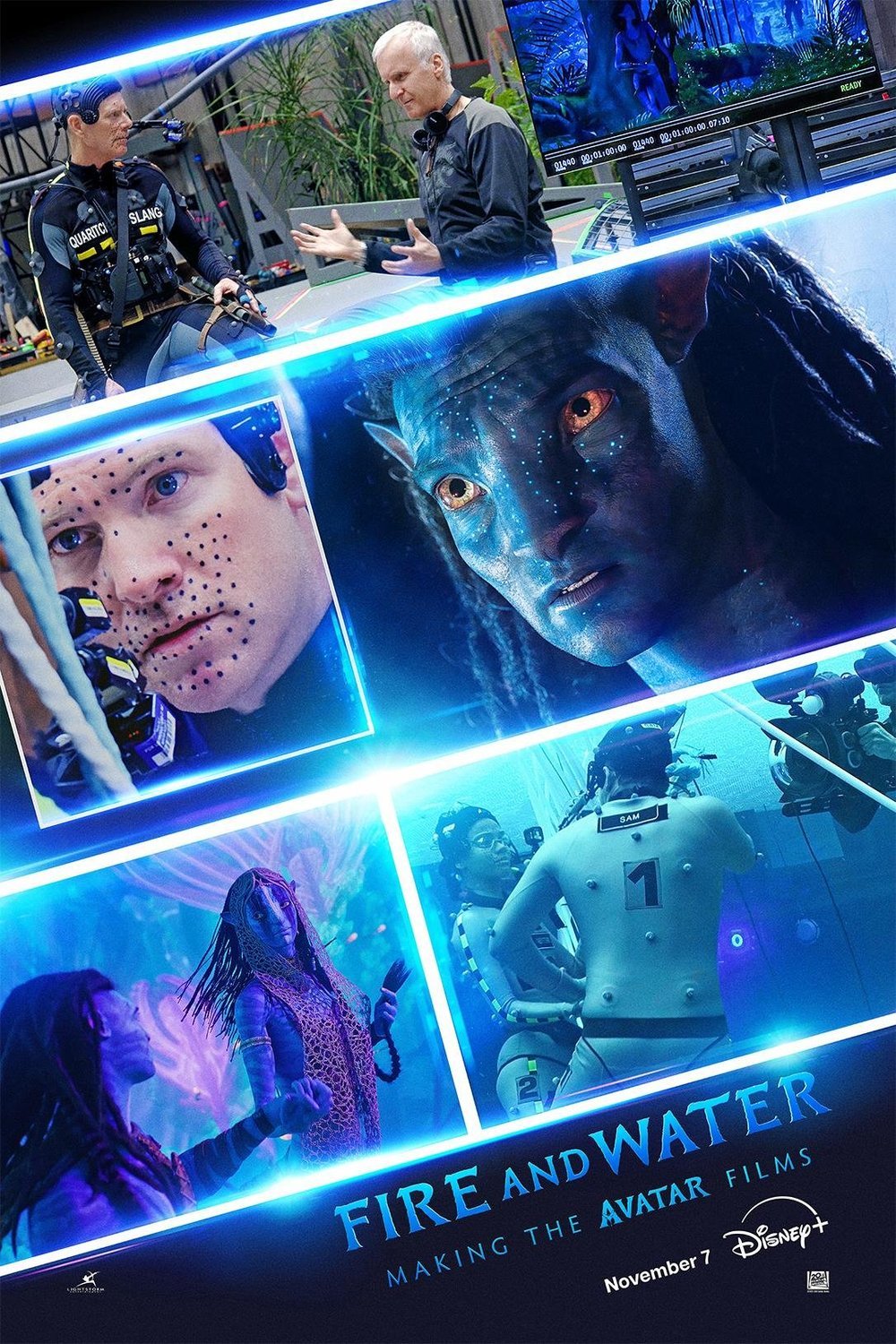 L'affiche du film De feu et d'eau: La création d'Avatar