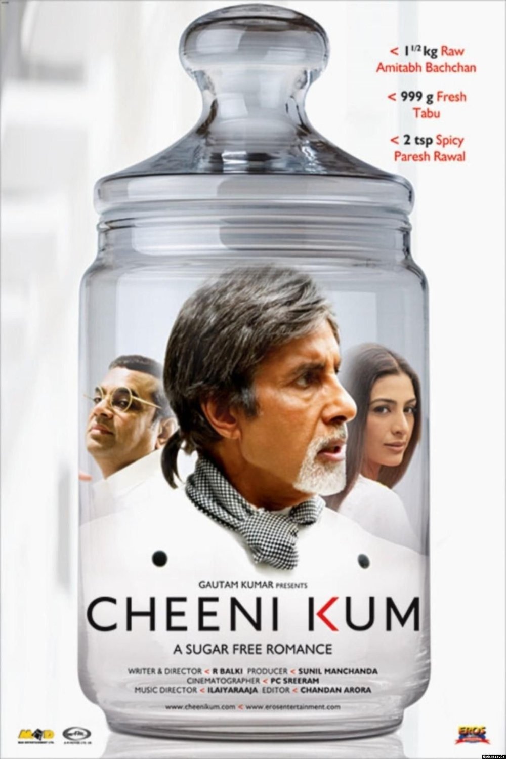 L'affiche originale du film Cheeni Kum en Hindi