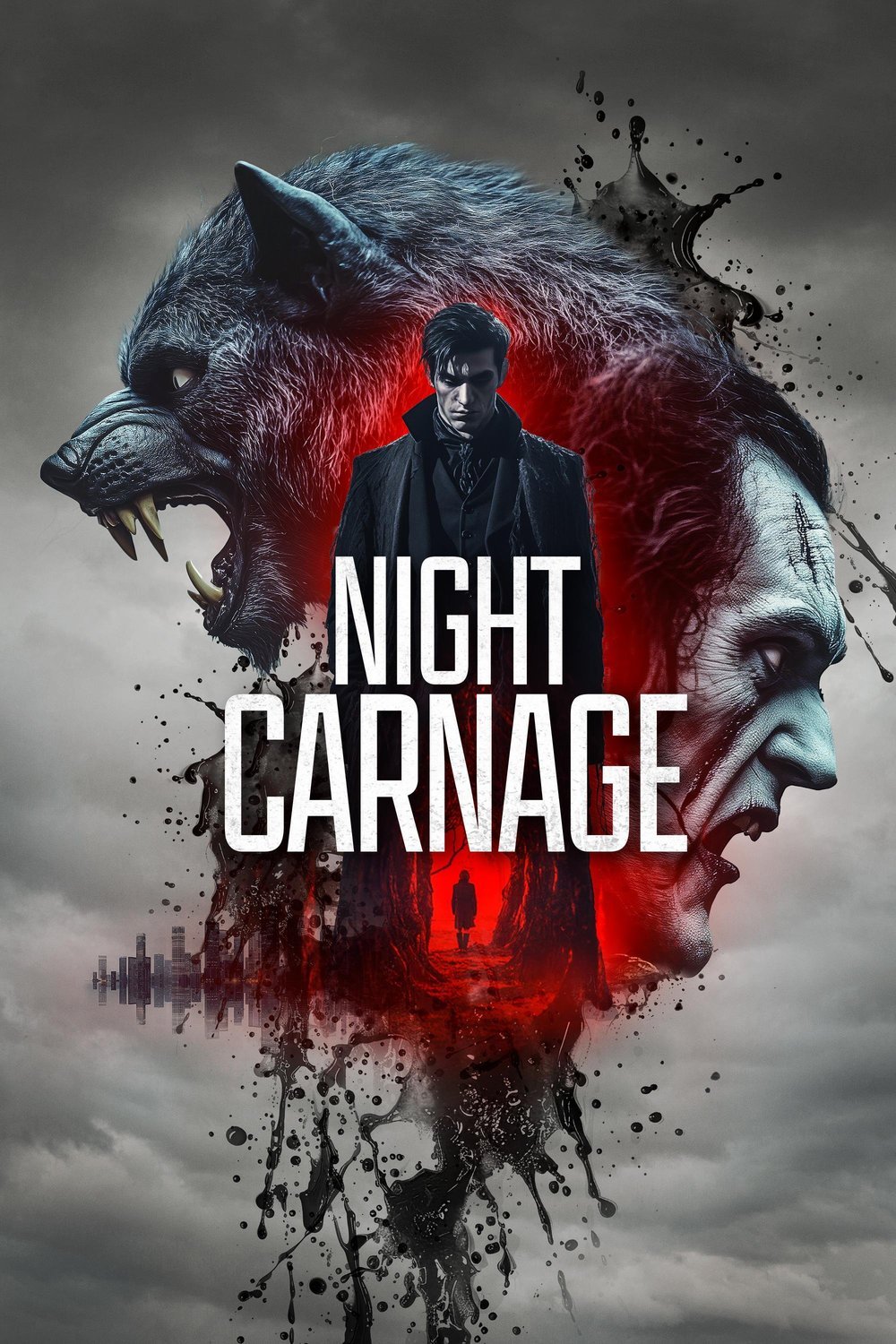 L'affiche du film Night Carnage [2025]