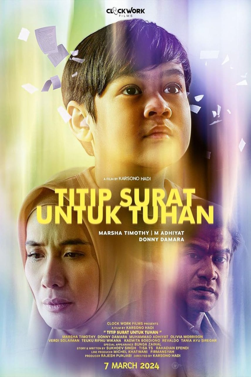 Indonesian poster of the movie Titip Surat Untuk Tuhan